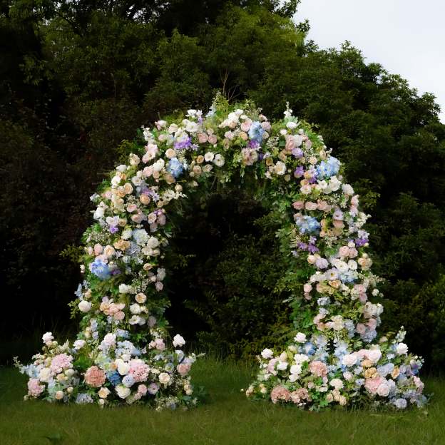 2025 New Wedding Party Background Floral Arch Decoration