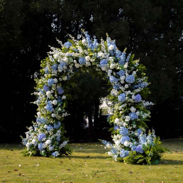 Ronya：2025 New Wedding Party Background Floral Arch Decoration  -R9990