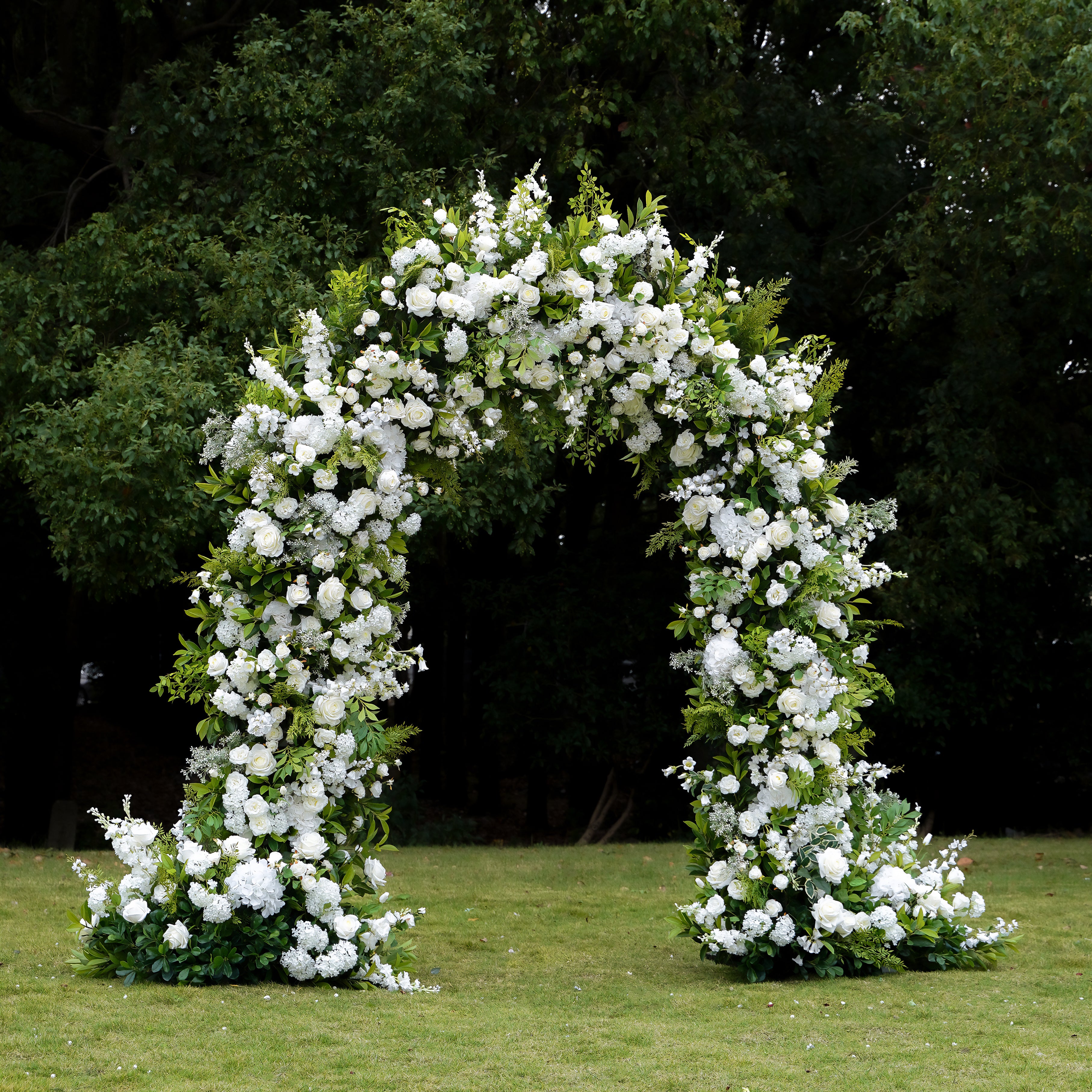 2025 New Wedding Party Background Floral Arch Decoration  -R865