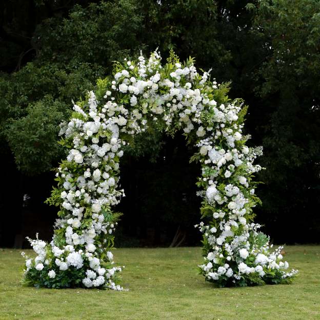 2025 New Wedding Party Background Floral Arch Decoration  -R865