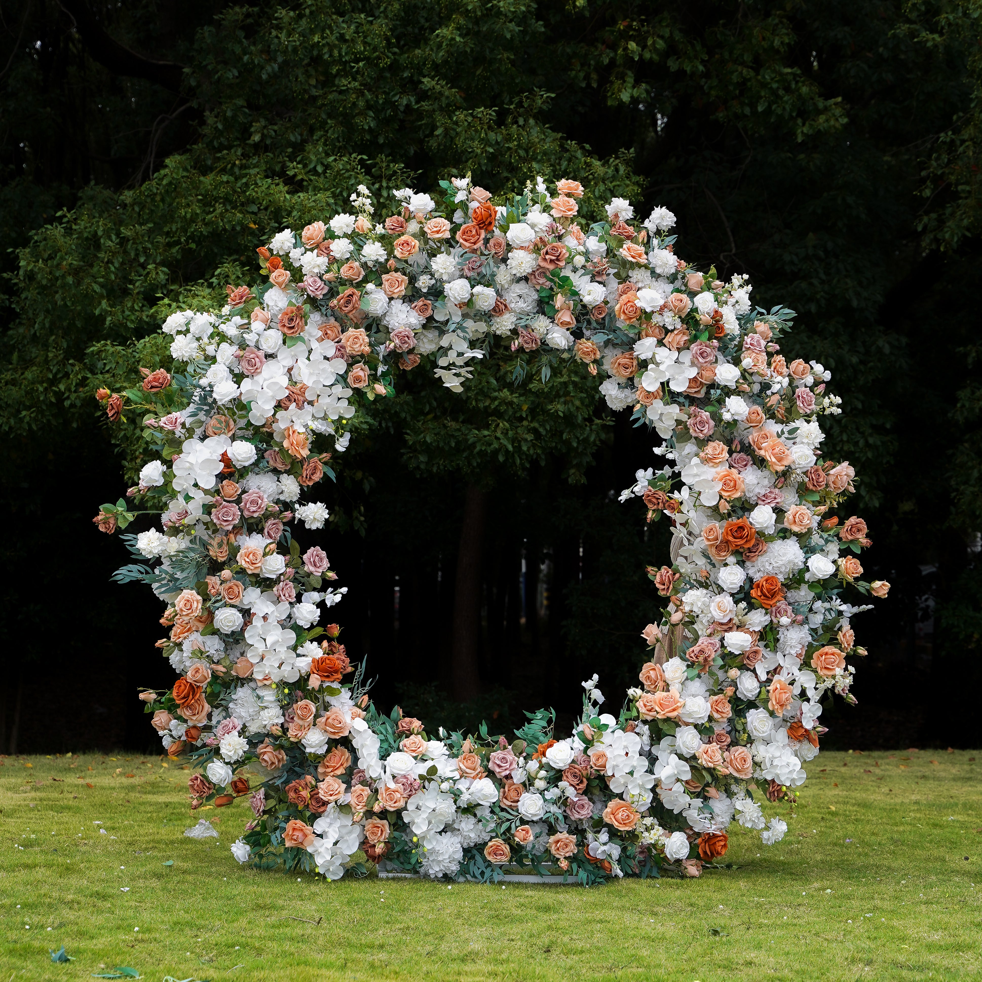 Vera：2025 New Wedding Party Background Floral Arch Decoration -R849