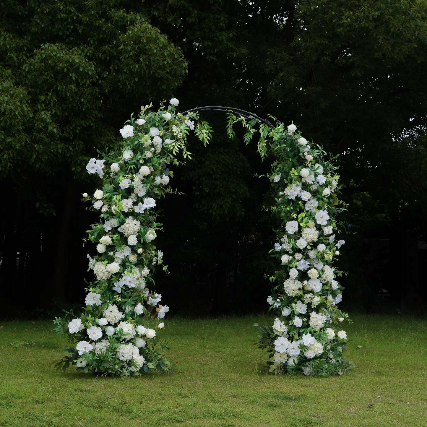2025 New Wedding Party Background Floral Arch Decoration  -R097