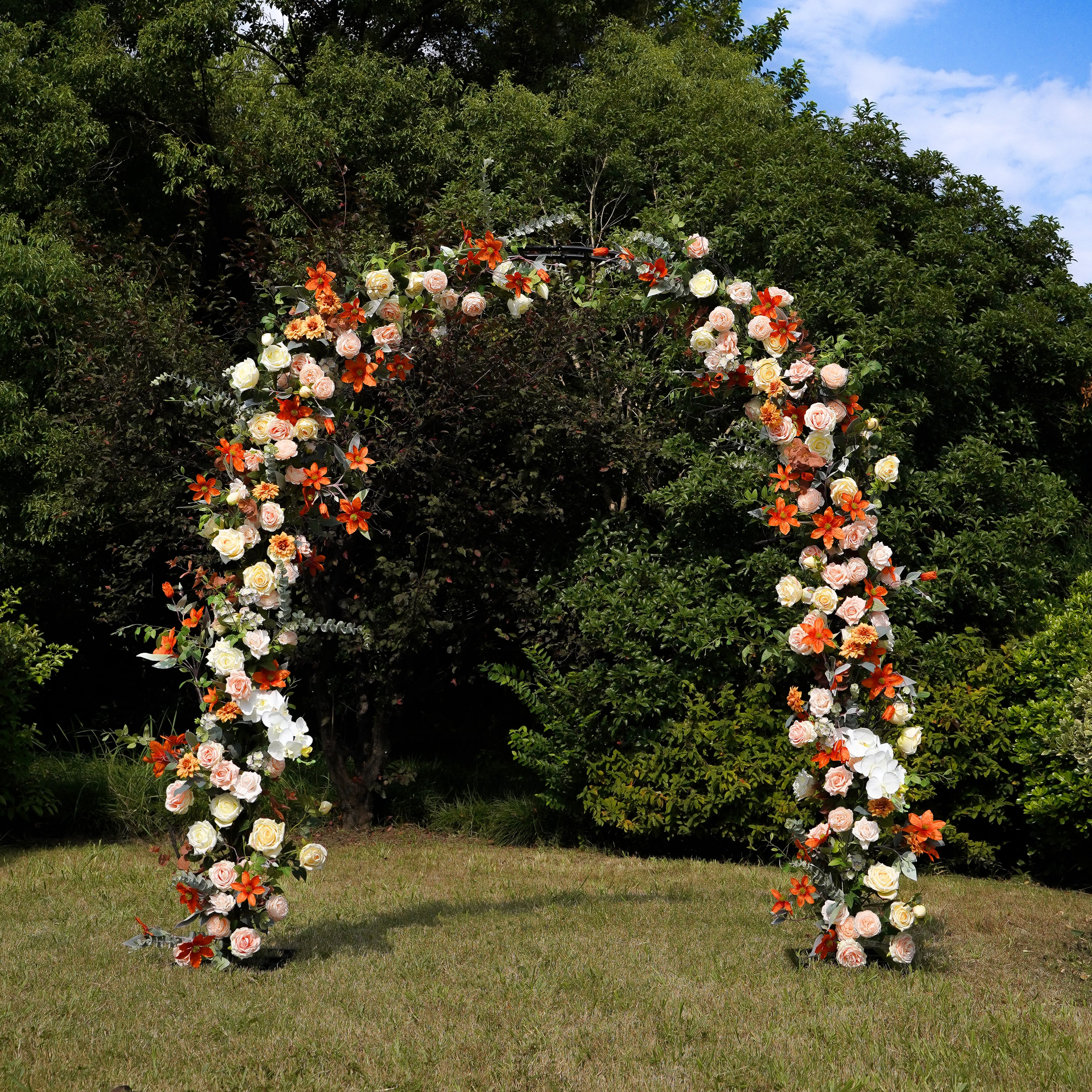 2025 New Wedding Party Background Floral Arch Decoration