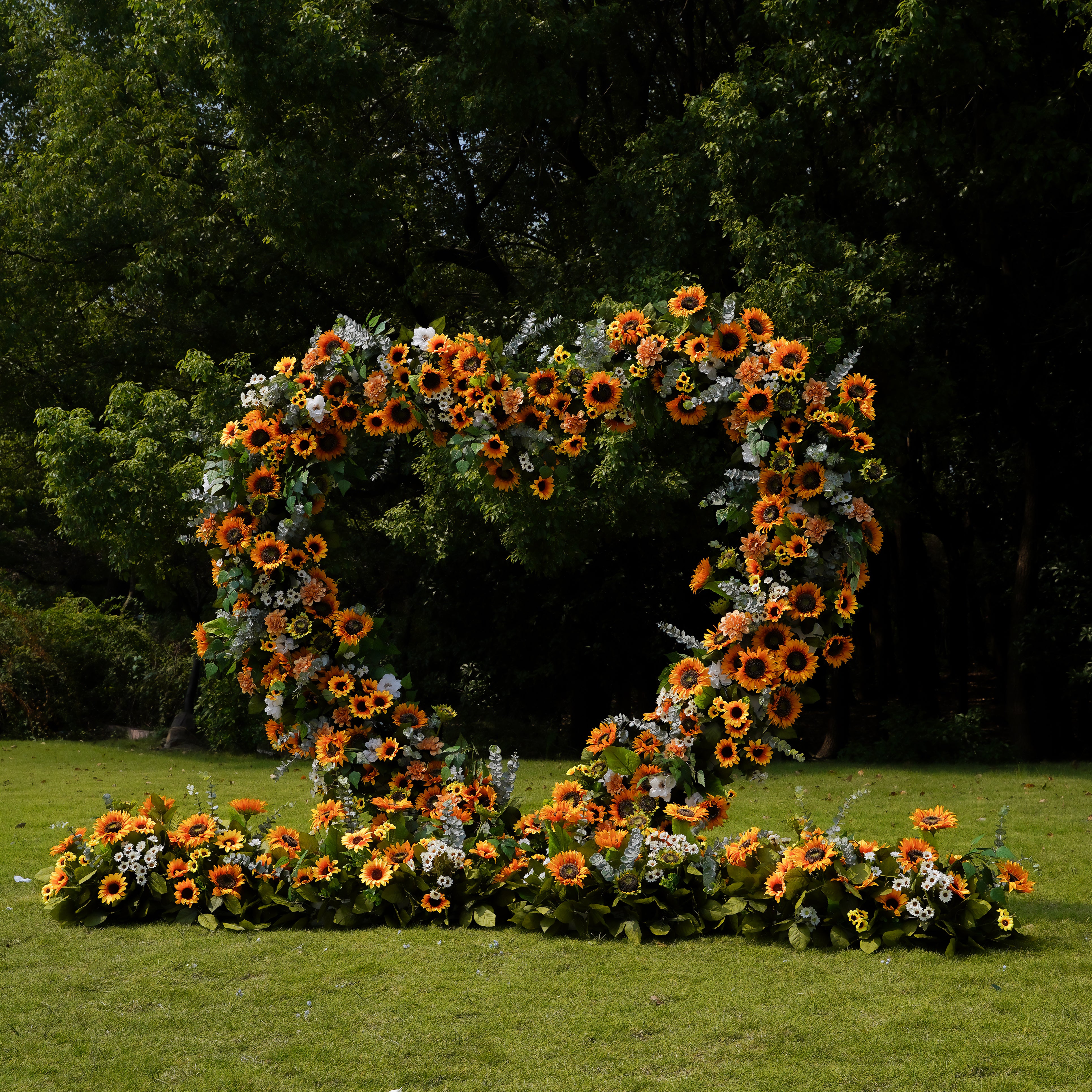 2025 New Wedding Party Background Floral Arch Decoration