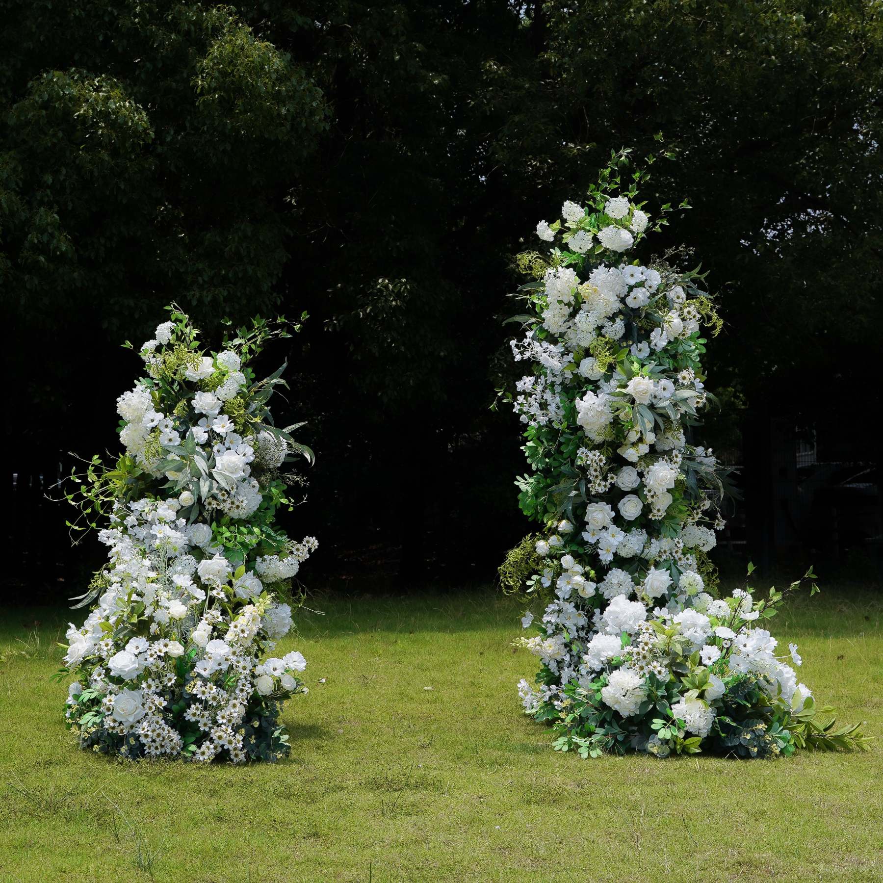 Gianna： Wedding Party Background Floral Arch Decoration