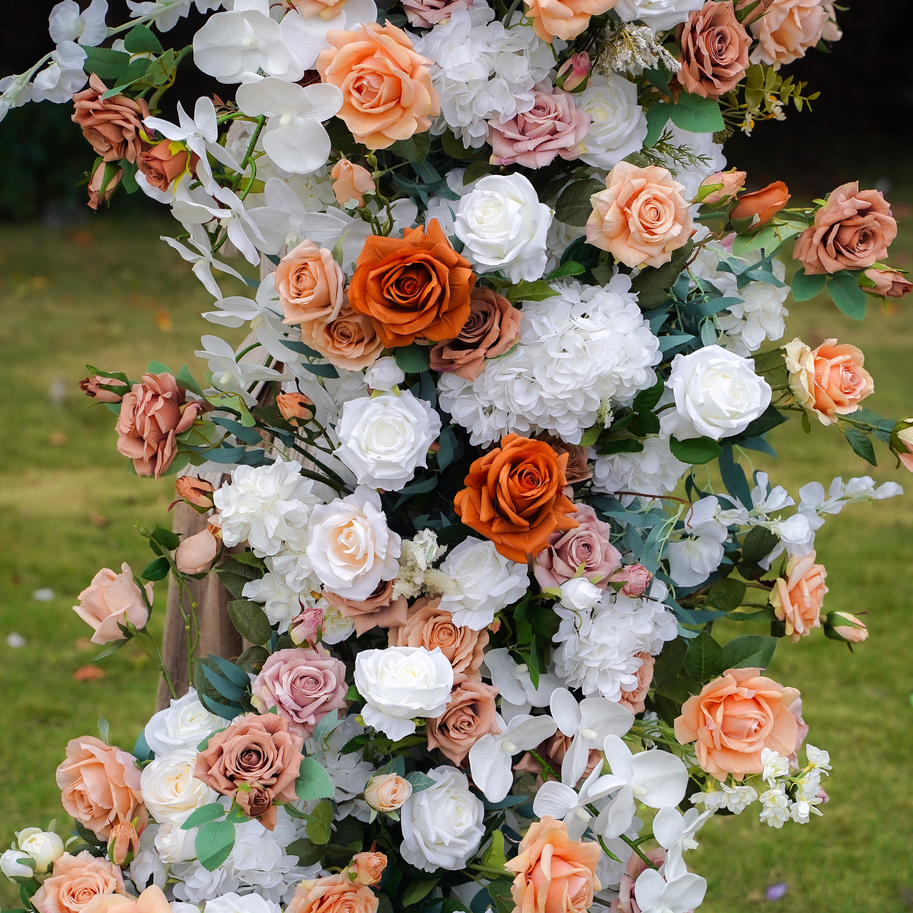 Vera：2025 New Wedding Party Background Floral Arch Decoration -R849