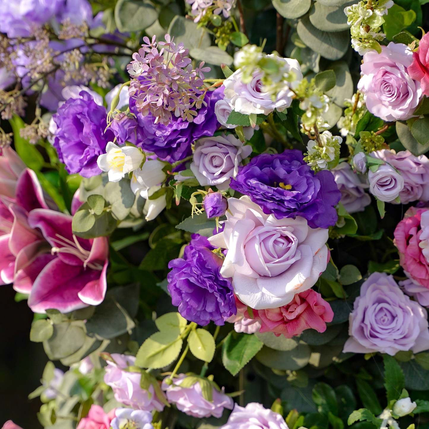 2025 New Wedding Party Background Floral Arch Decoration