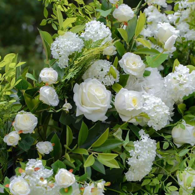 2025 New Wedding Party Background Floral Arch Decoration  -R865