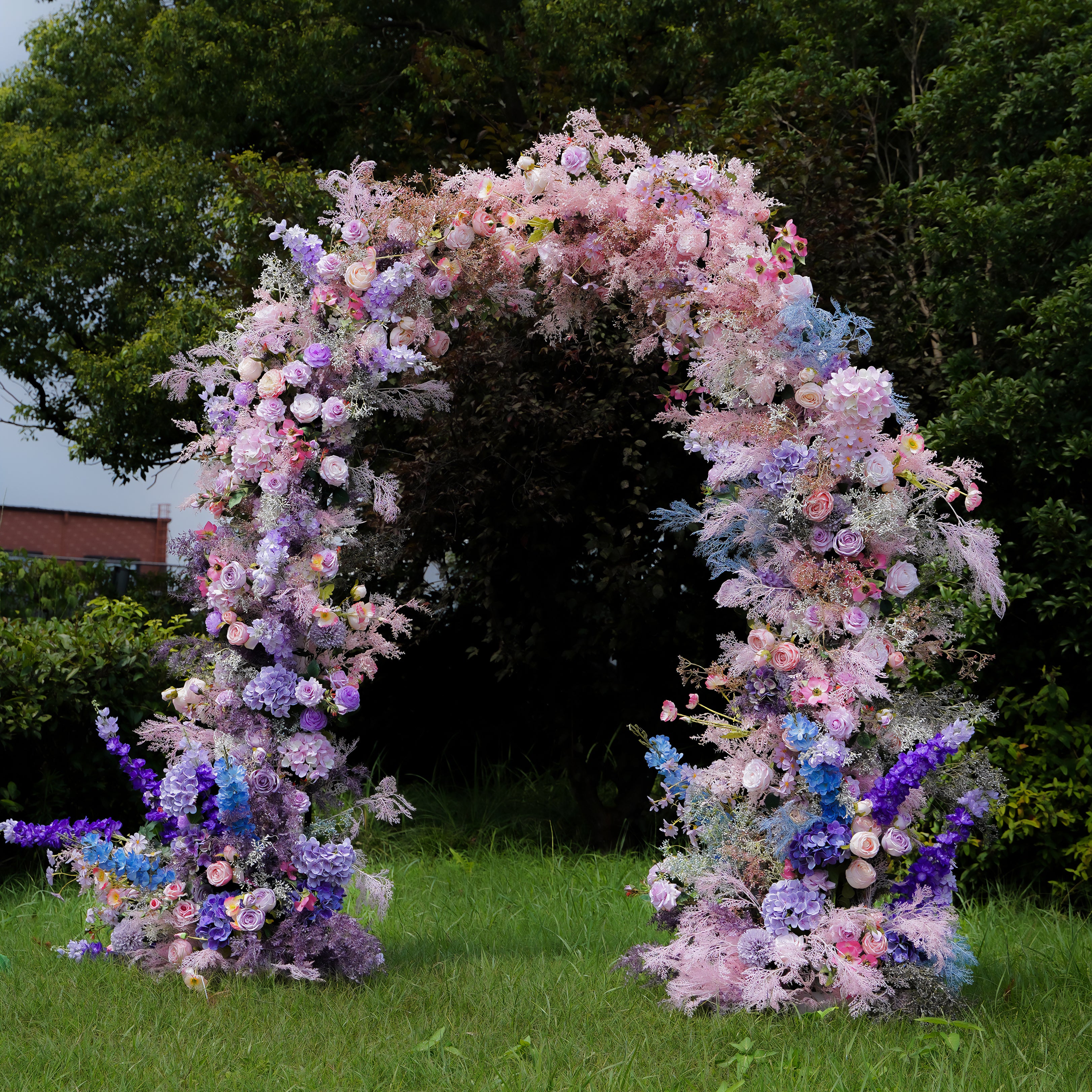 Future：Wedding Party Background Floral Arch Decoration
