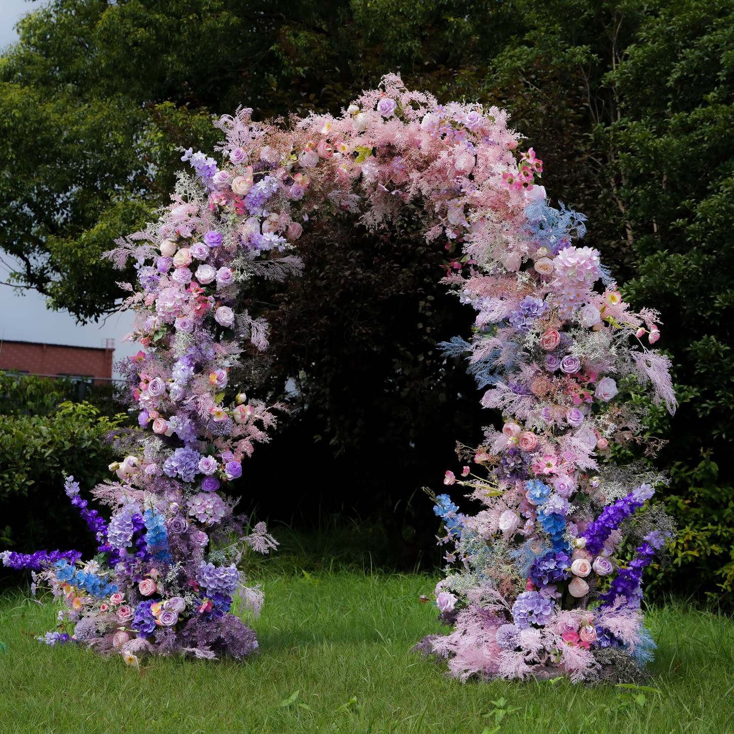 Future：Wedding Party Background Floral Arch Decoration