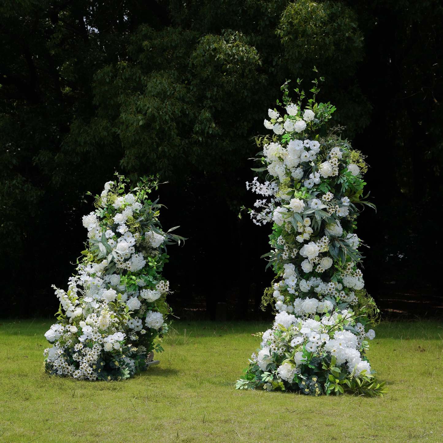Gianna： Wedding Party Background Floral Arch Decoration