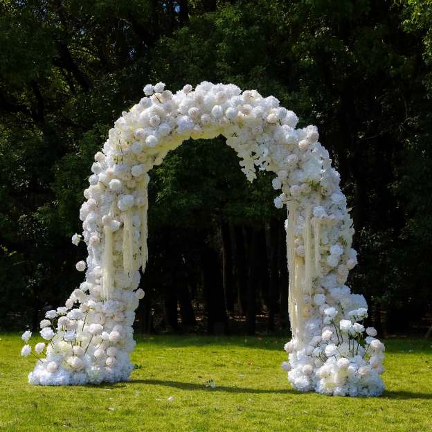 Z013：2025 New Wedding Party Background Floral Arch Decoration