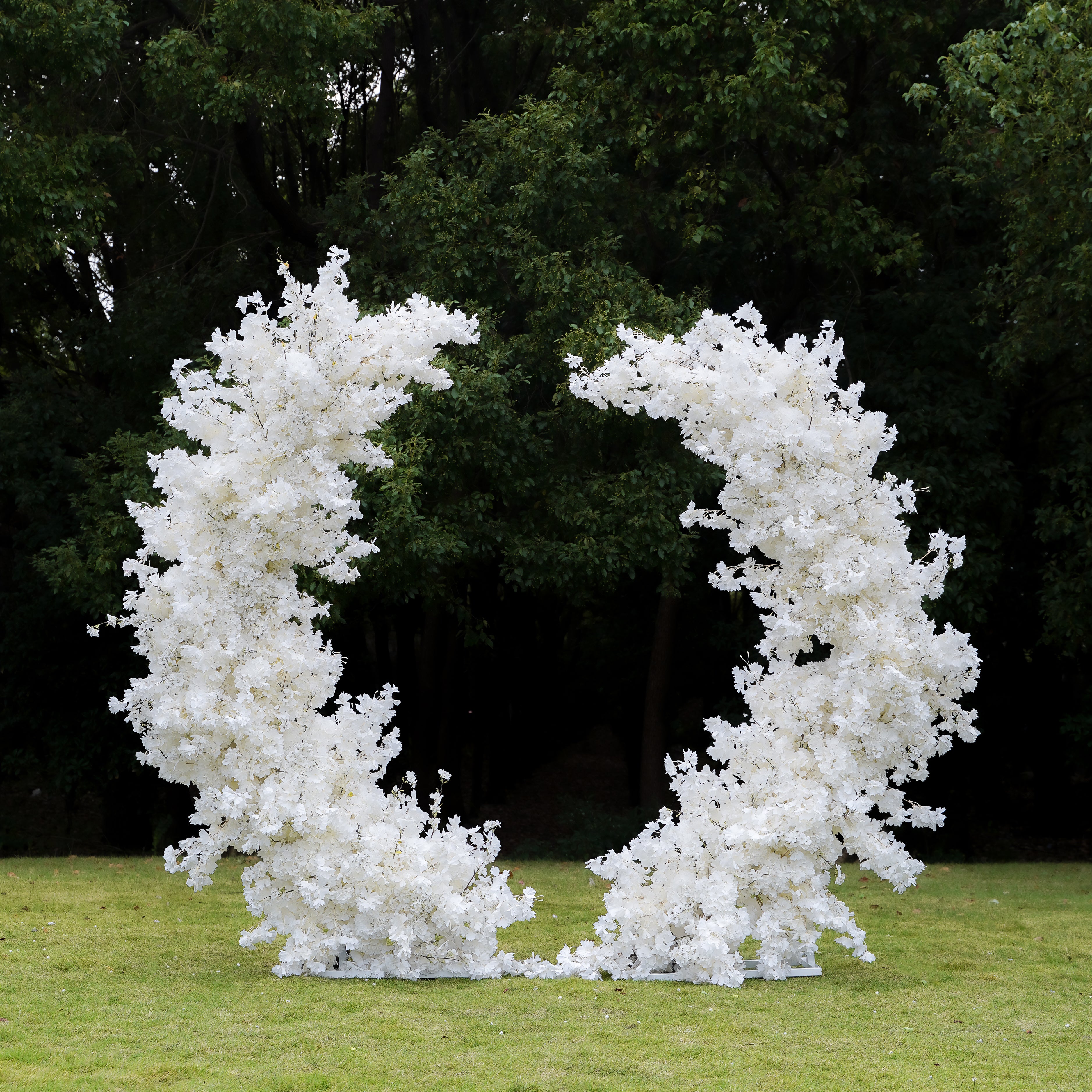 2025 New Wedding Party Background Floral Arch Decoration  -R9984