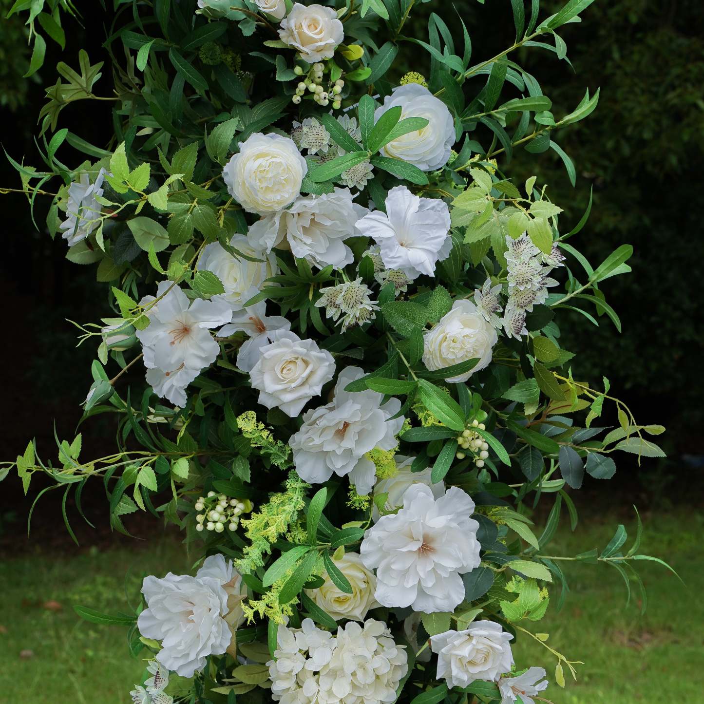 2025 New Wedding Party Background Floral Arch Decoration  -R097