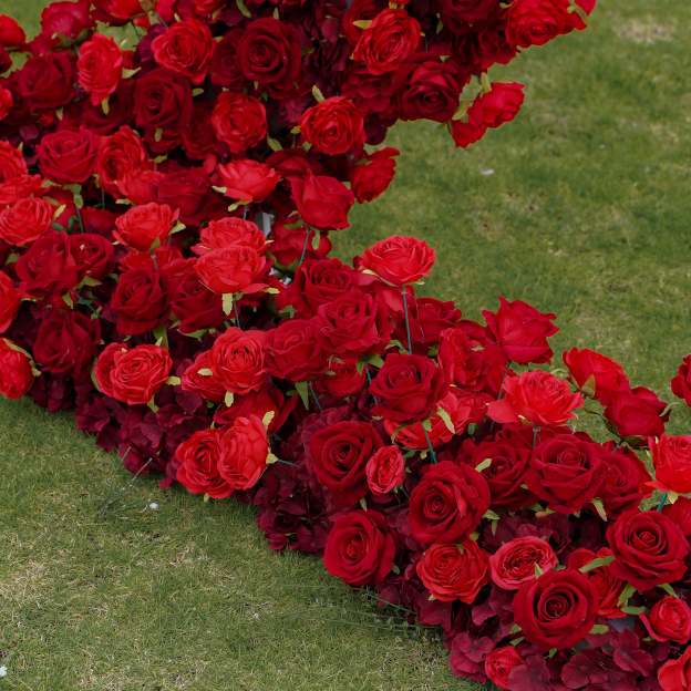 2025 New Wedding Party Background Floral Arch Decoration  -R810