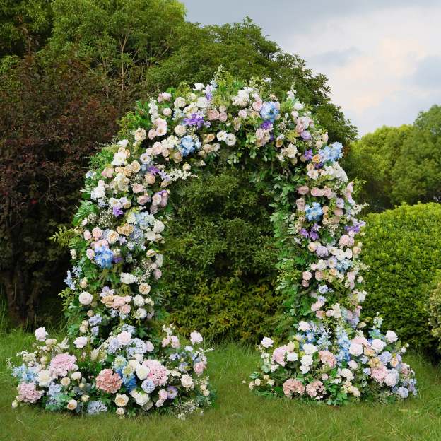 2025 New Wedding Party Background Floral Arch Decoration