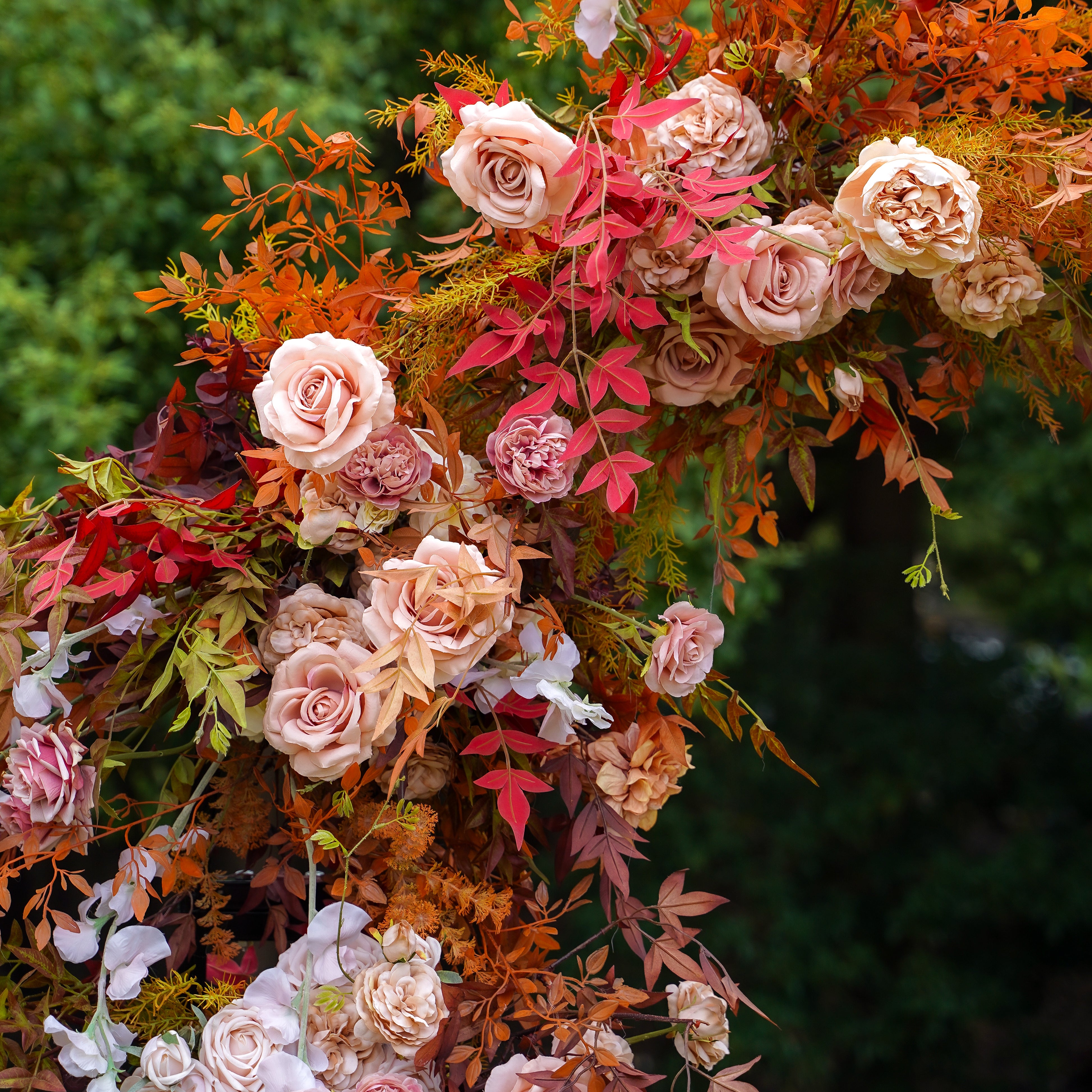 Liam：2025 New Wedding Party Background Floral Arch Decoration