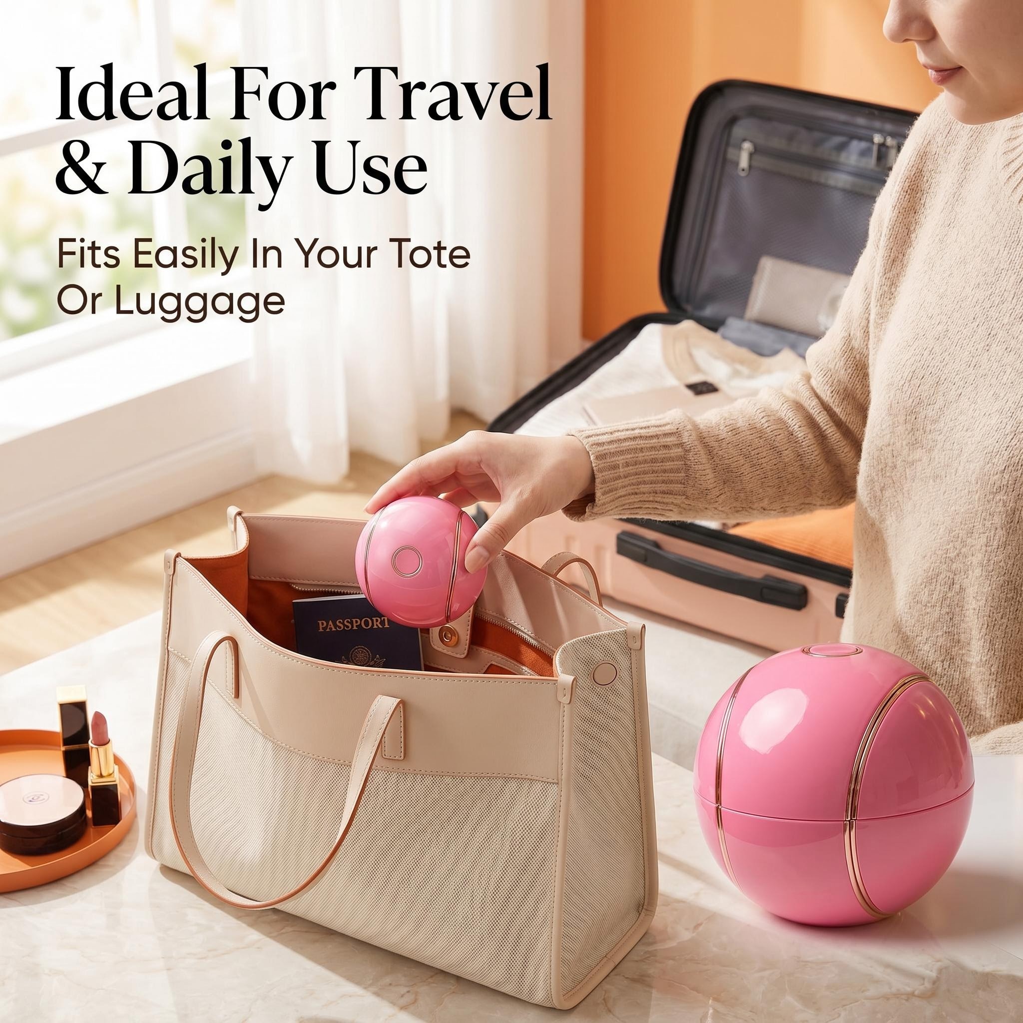 Spherical Rotating Multi-Layer Jewelry Box