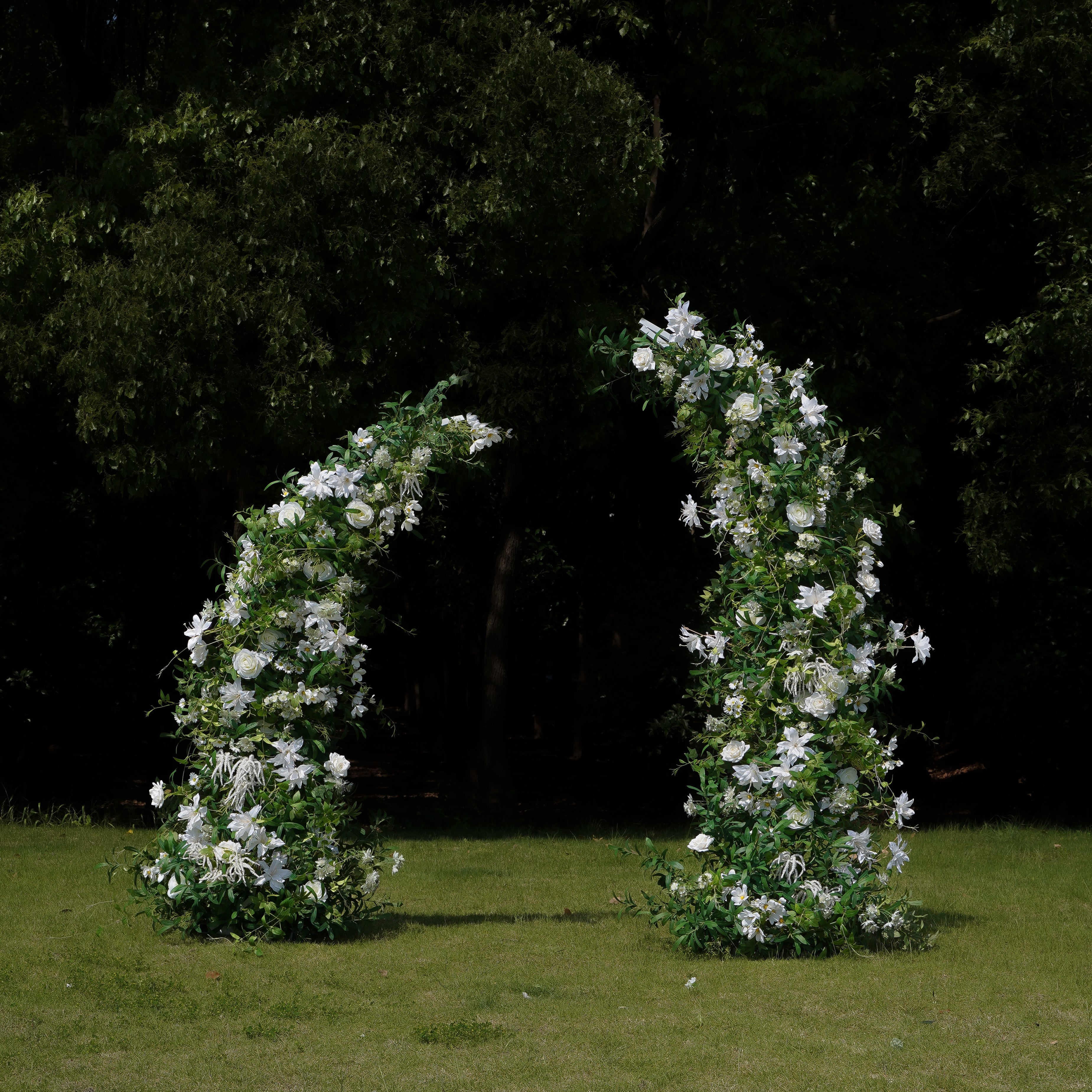 Willow：flower arch:2025 New Wedding Party Background Floral Arch Decoration