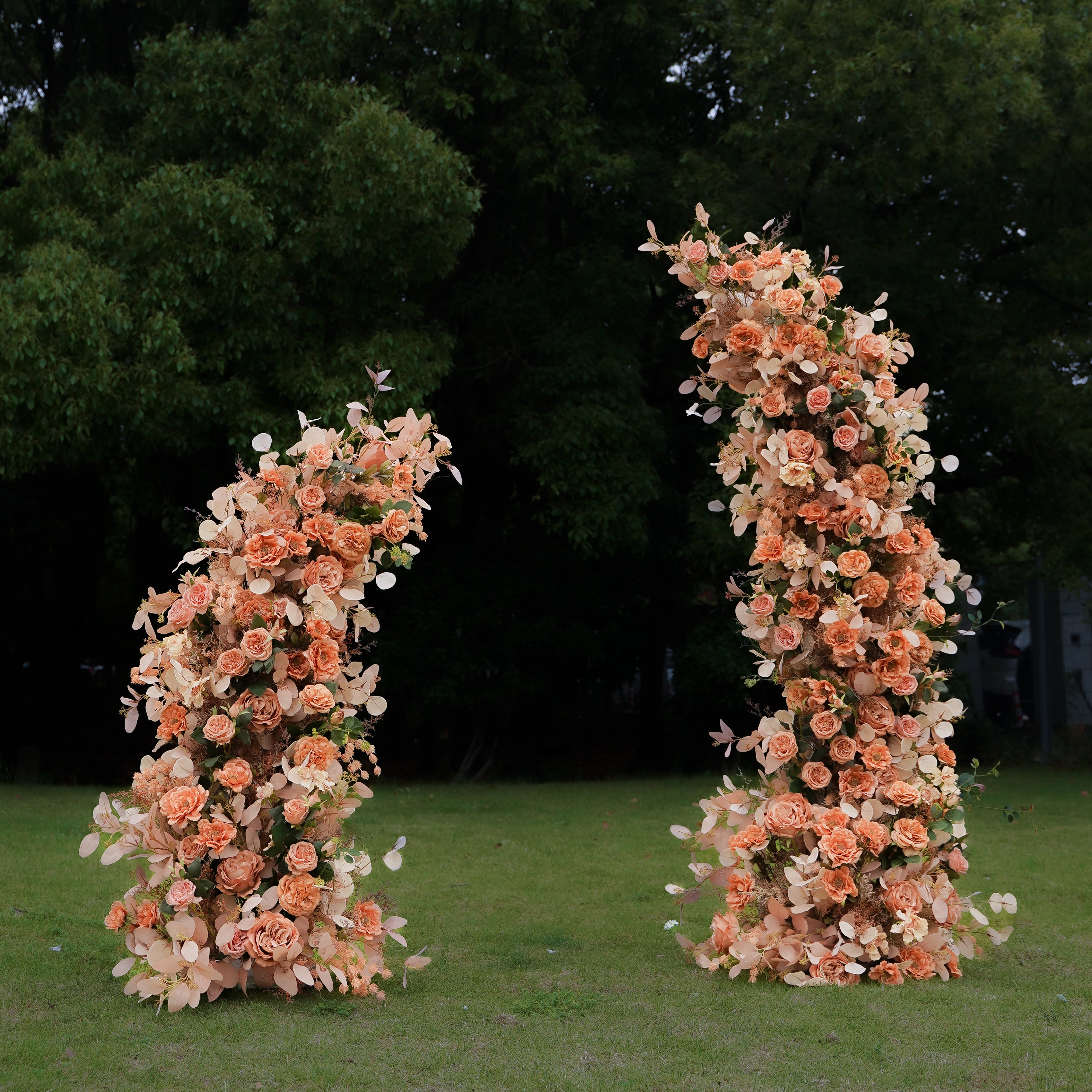 2025 New Wedding Party Background Floral Arch Decoration -R096