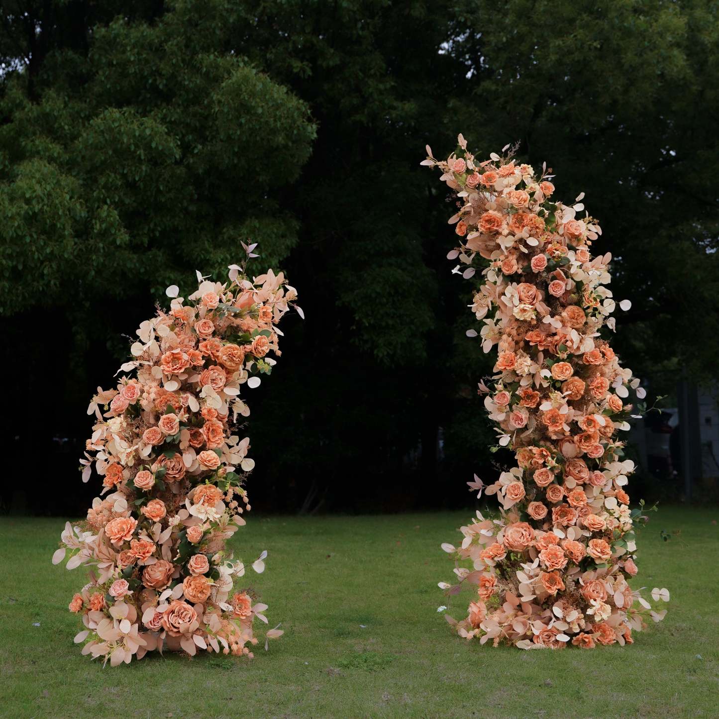 2025 New Wedding Party Background Floral Arch Decoration -R096