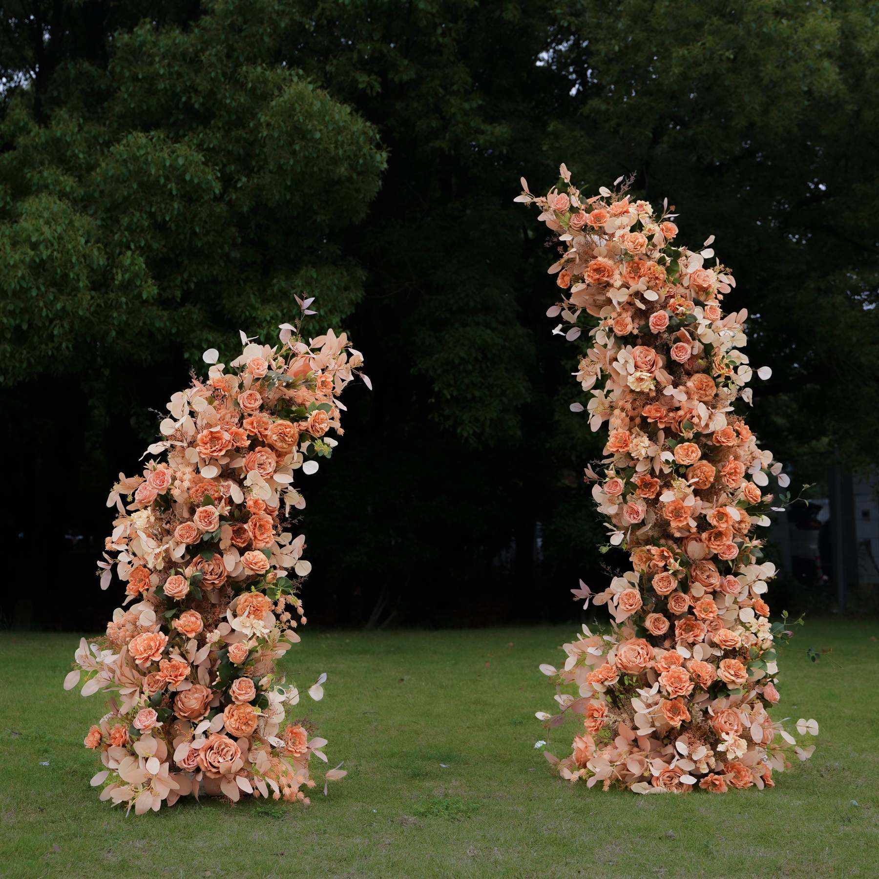 2025 New Wedding Party Background Floral Arch Decoration -R096