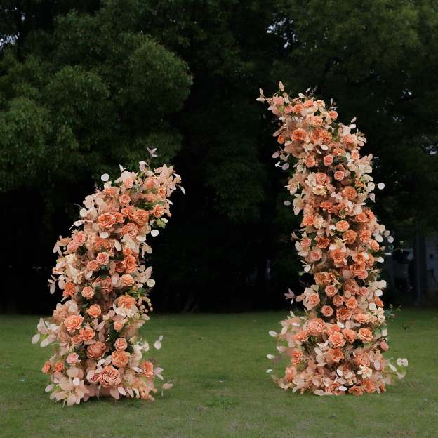 2025 New Wedding Party Background Floral Arch Decoration -R096