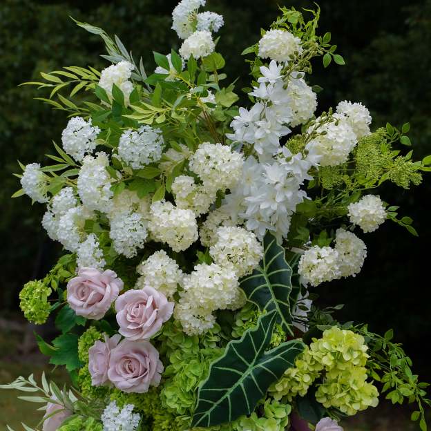 2025 New Wedding Party Background Floral Arch Decoration