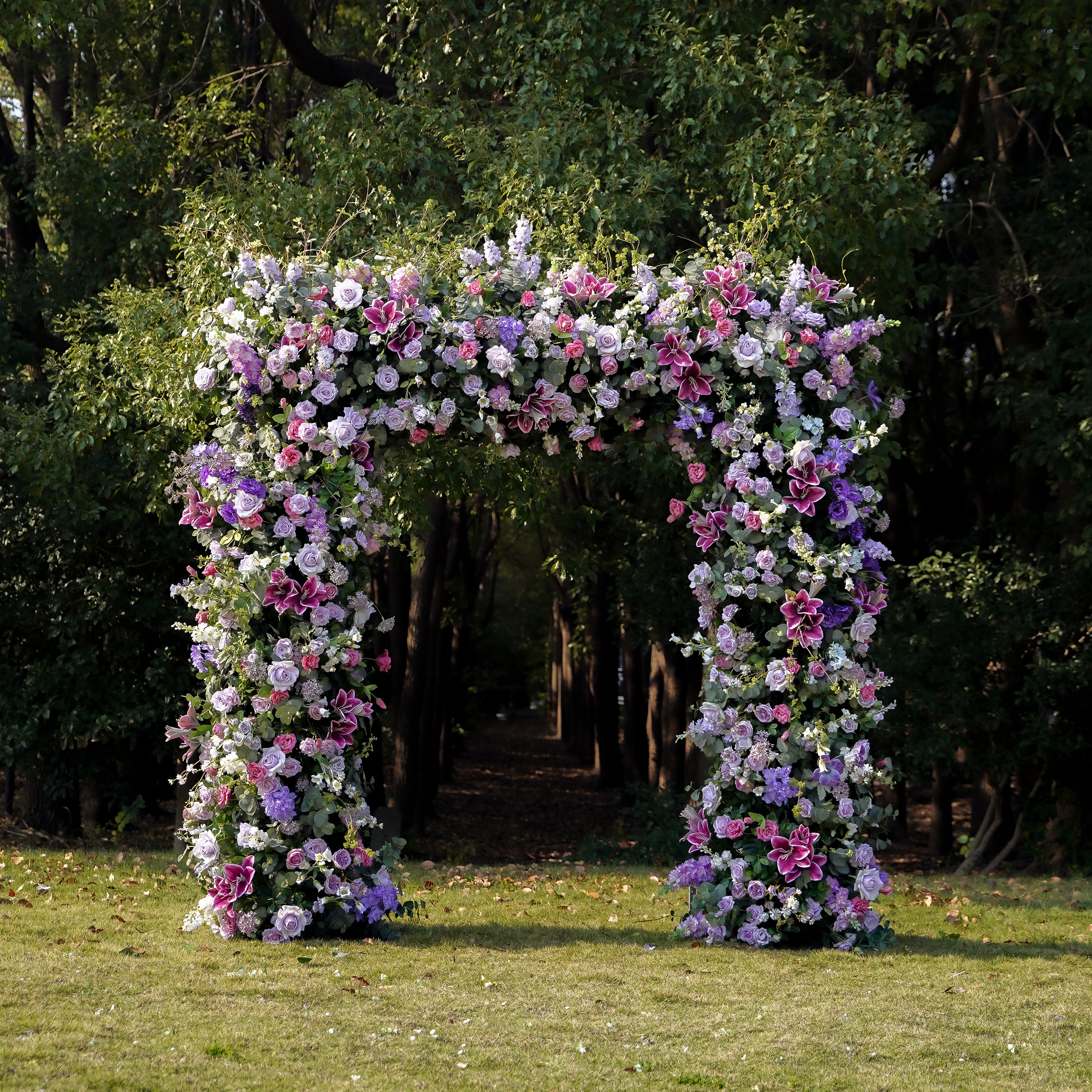 2025 New Wedding Party Background Floral Arch Decoration