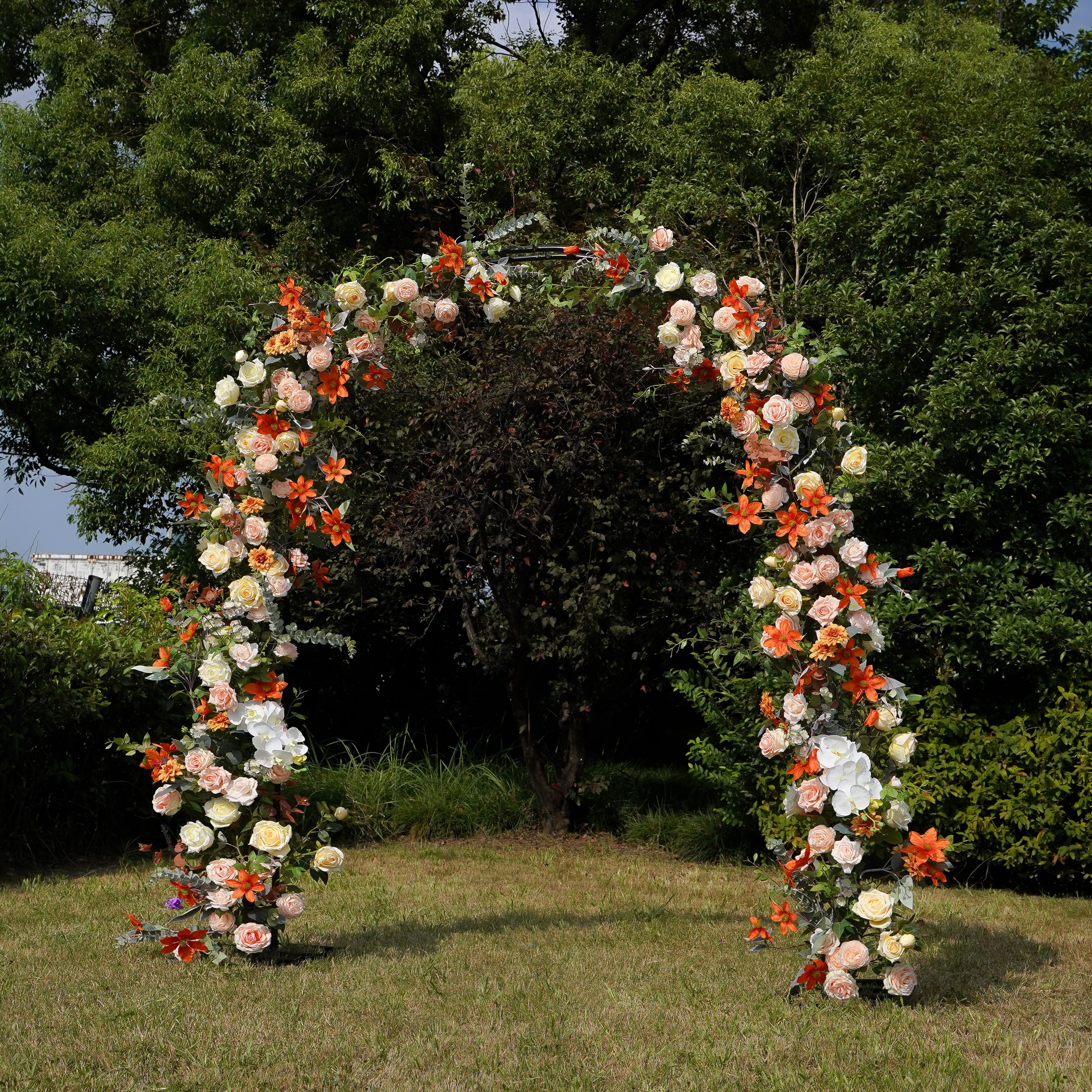 2025 New Wedding Party Background Floral Arch Decoration