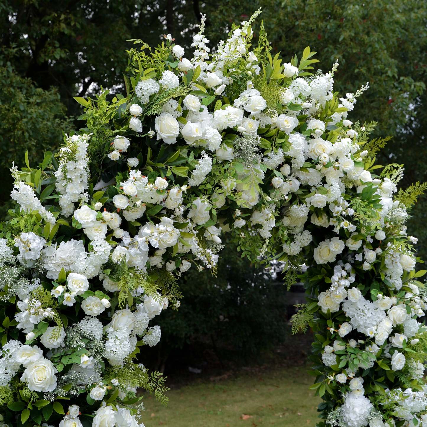 2025 New Wedding Party Background Floral Arch Decoration  -R865