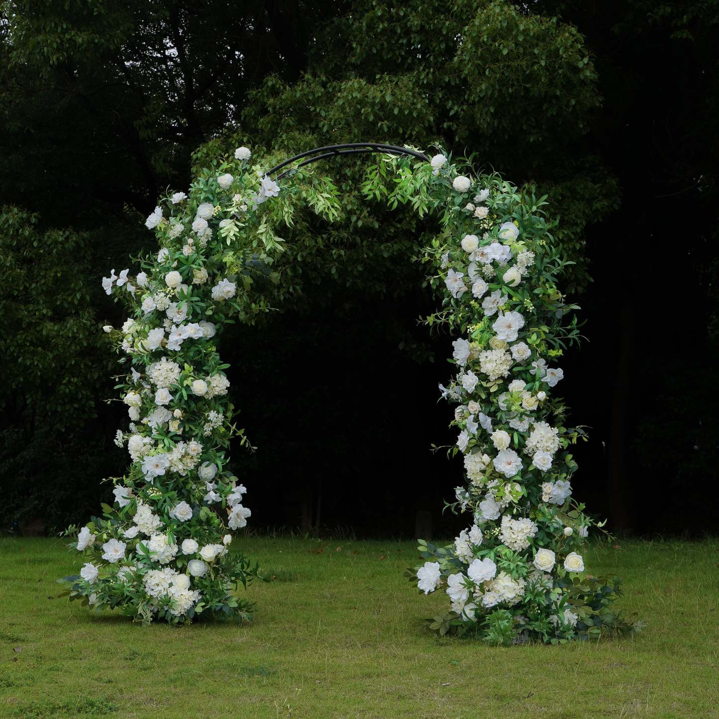 2025 New Wedding Party Background Floral Arch Decoration  -R097