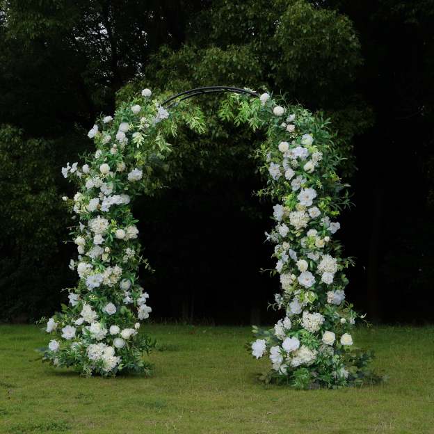 2025 New Wedding Party Background Floral Arch Decoration  -R097