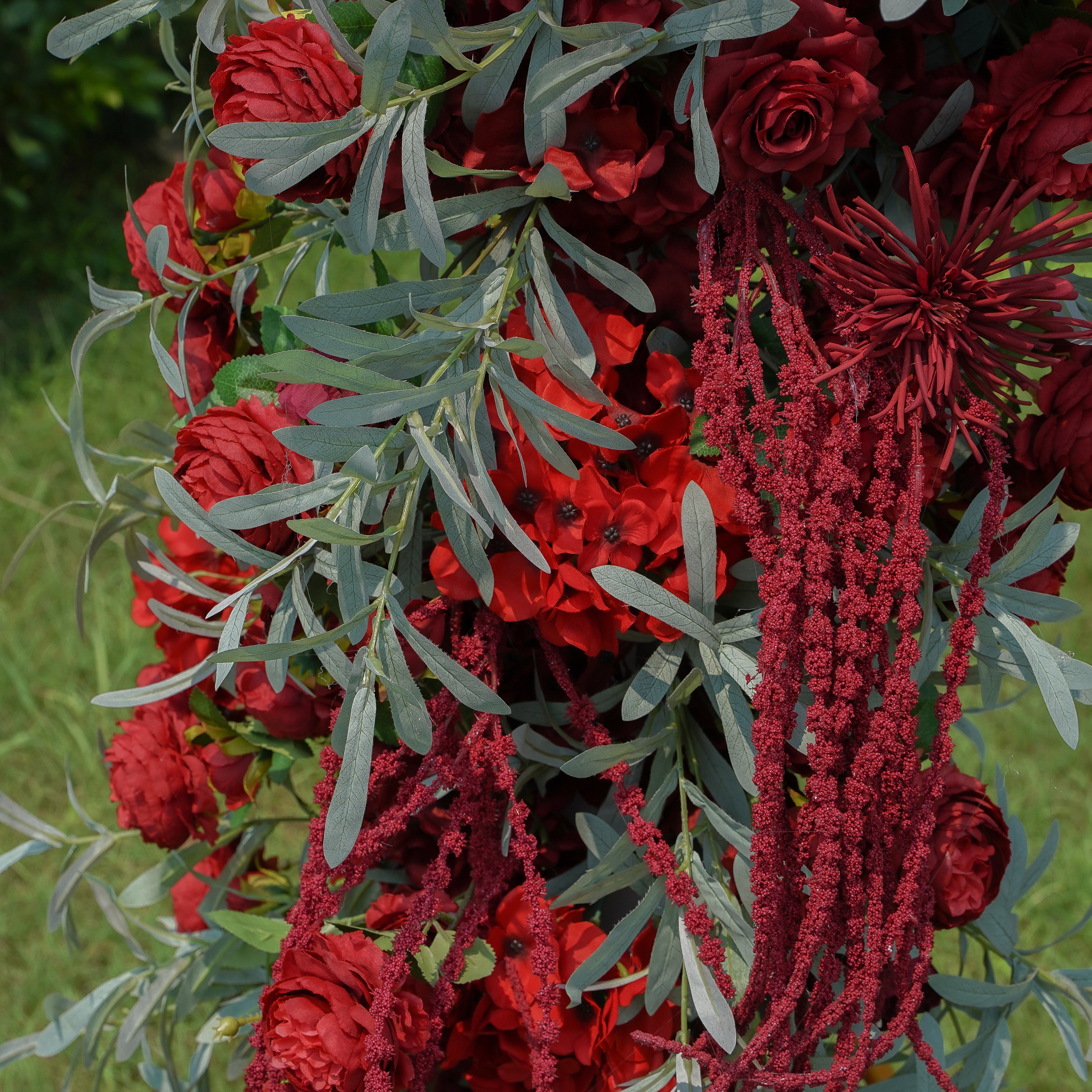 Candice：2025 New Wedding Party Background Floral Arch Decoration