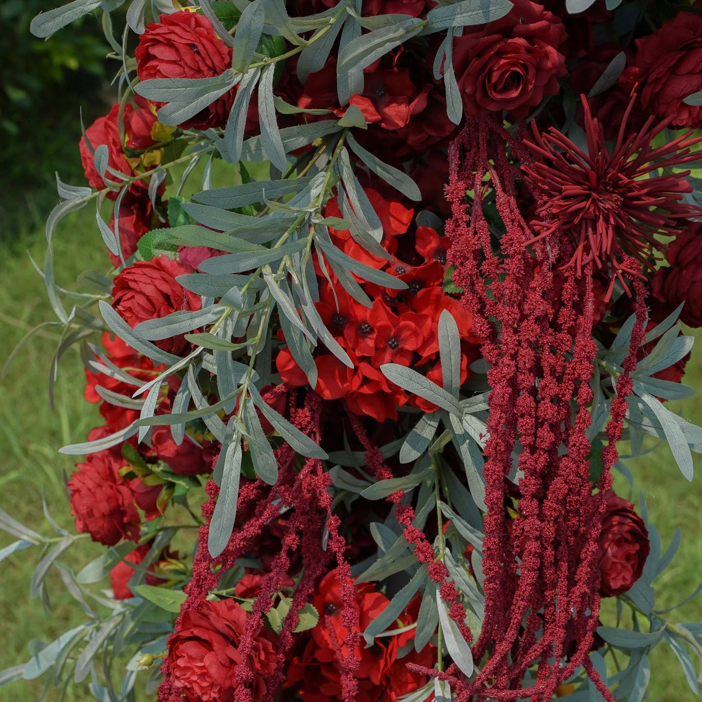 Candice：2025 New Wedding Party Background Floral Arch Decoration