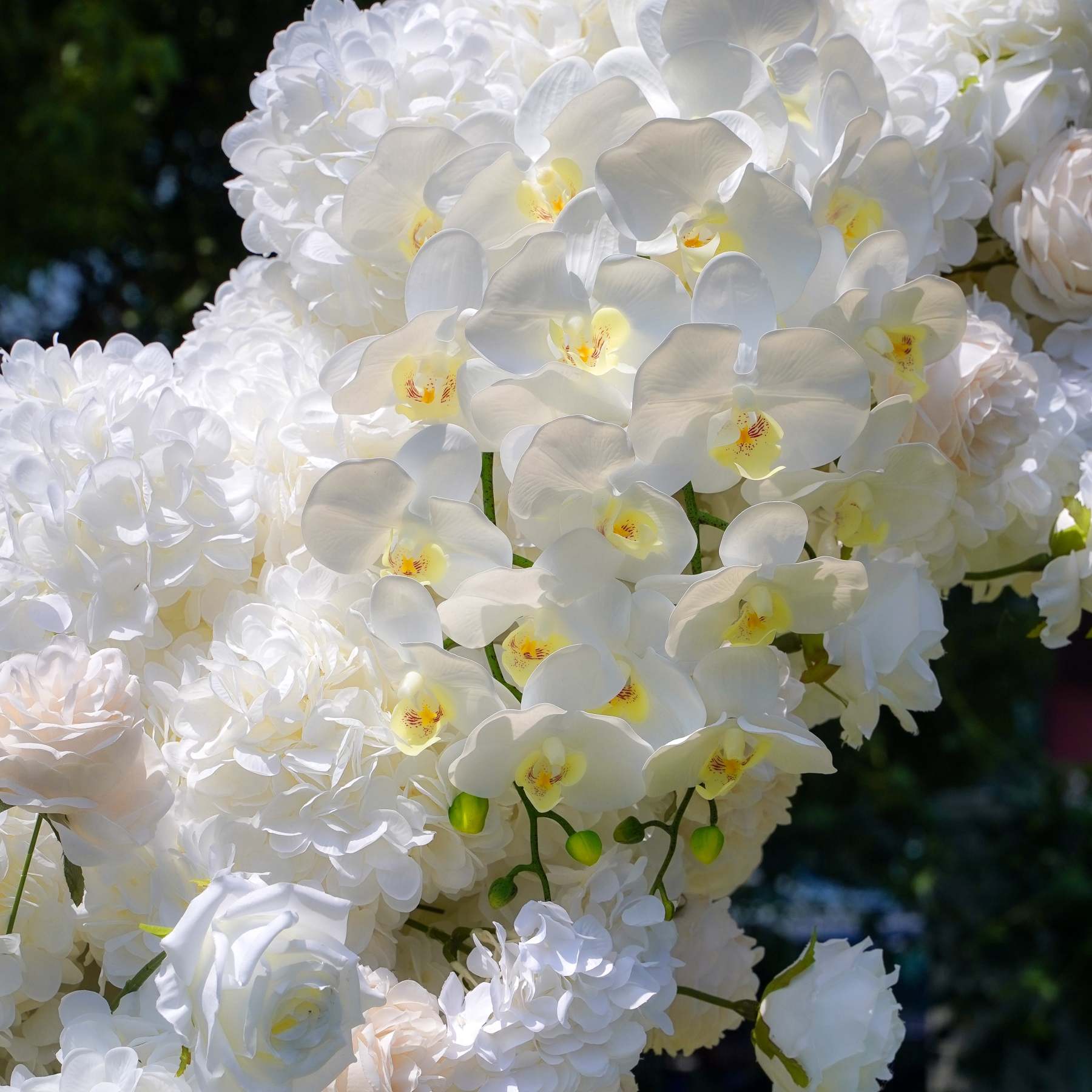 Z013：2025 New Wedding Party Background Floral Arch Decoration