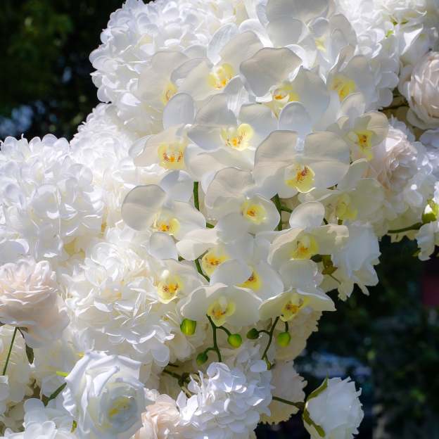 Z013：2025 New Wedding Party Background Floral Arch Decoration