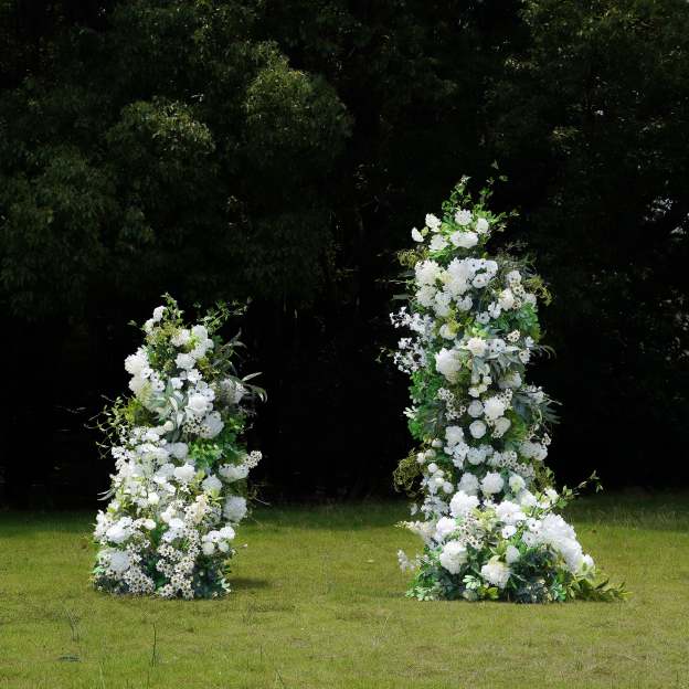 Gianna： Wedding Party Background Floral Arch Decoration