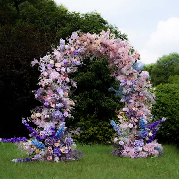 Future：Wedding Party Background Floral Arch Decoration
