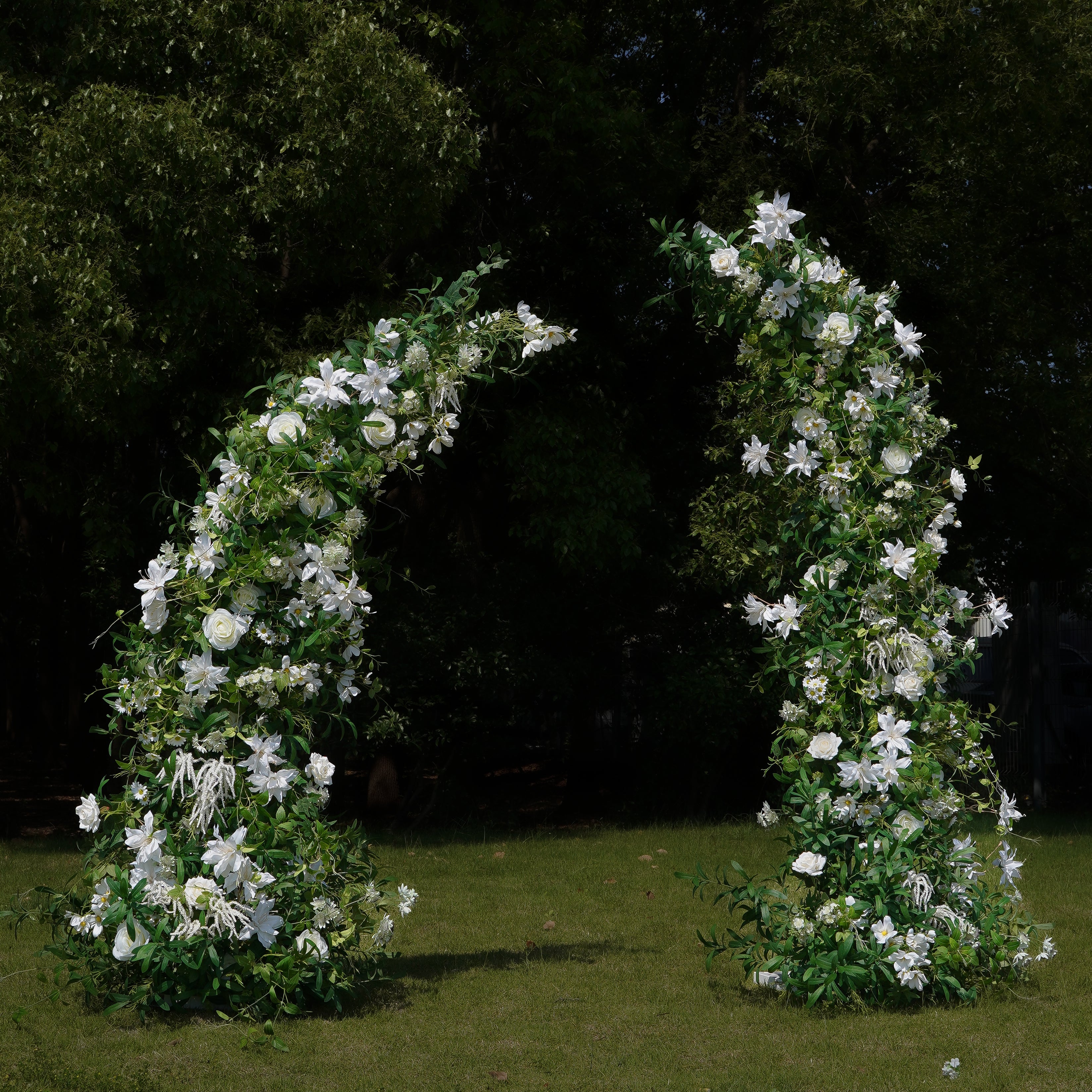 Willow：flower arch:2025 New Wedding Party Background Floral Arch Decoration