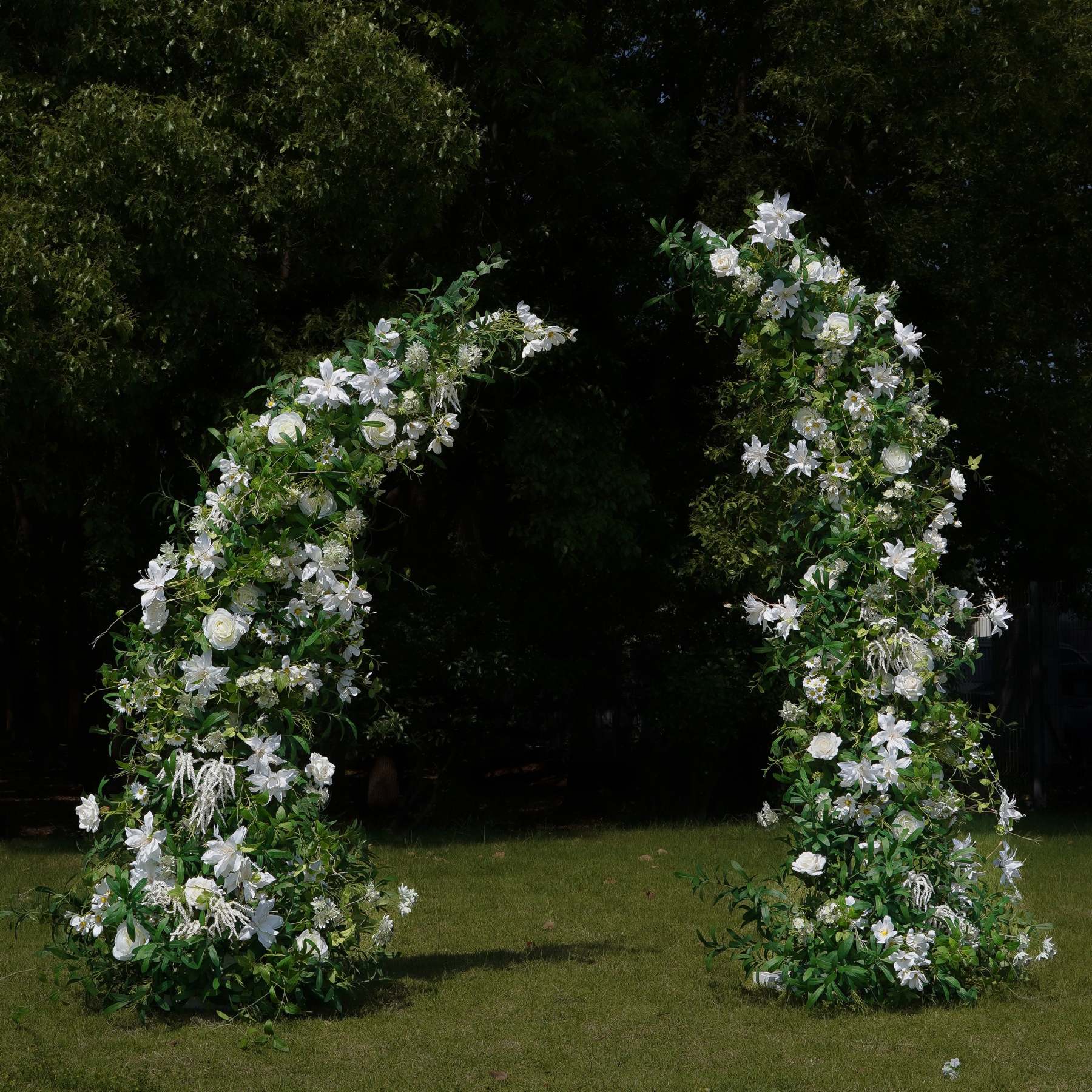 Willow：flower arch:2025 New Wedding Party Background Floral Arch Decoration