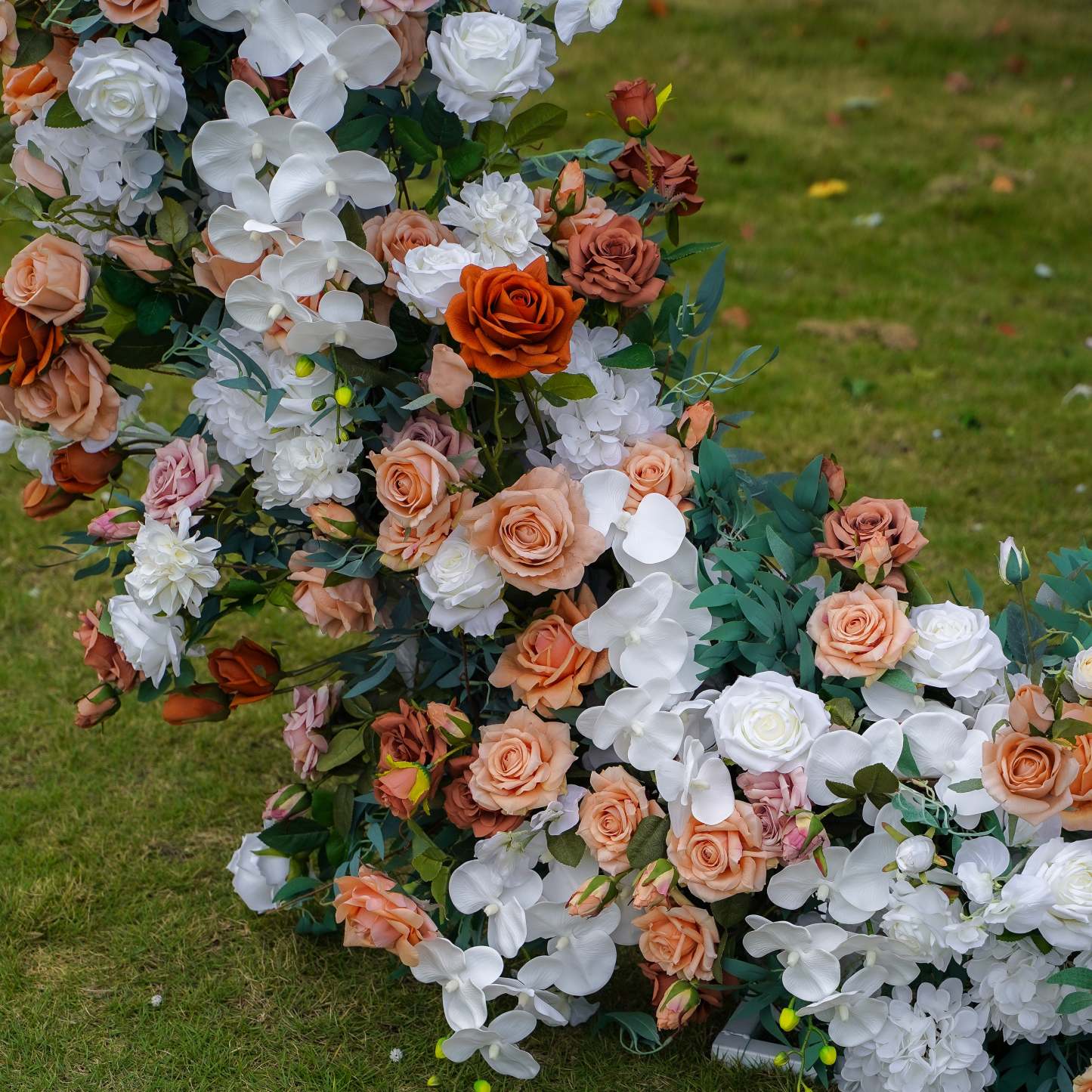 Vera：2025 New Wedding Party Background Floral Arch Decoration -R849