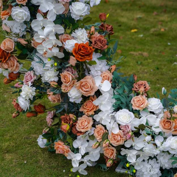 Vera：2025 New Wedding Party Background Floral Arch Decoration -R849
