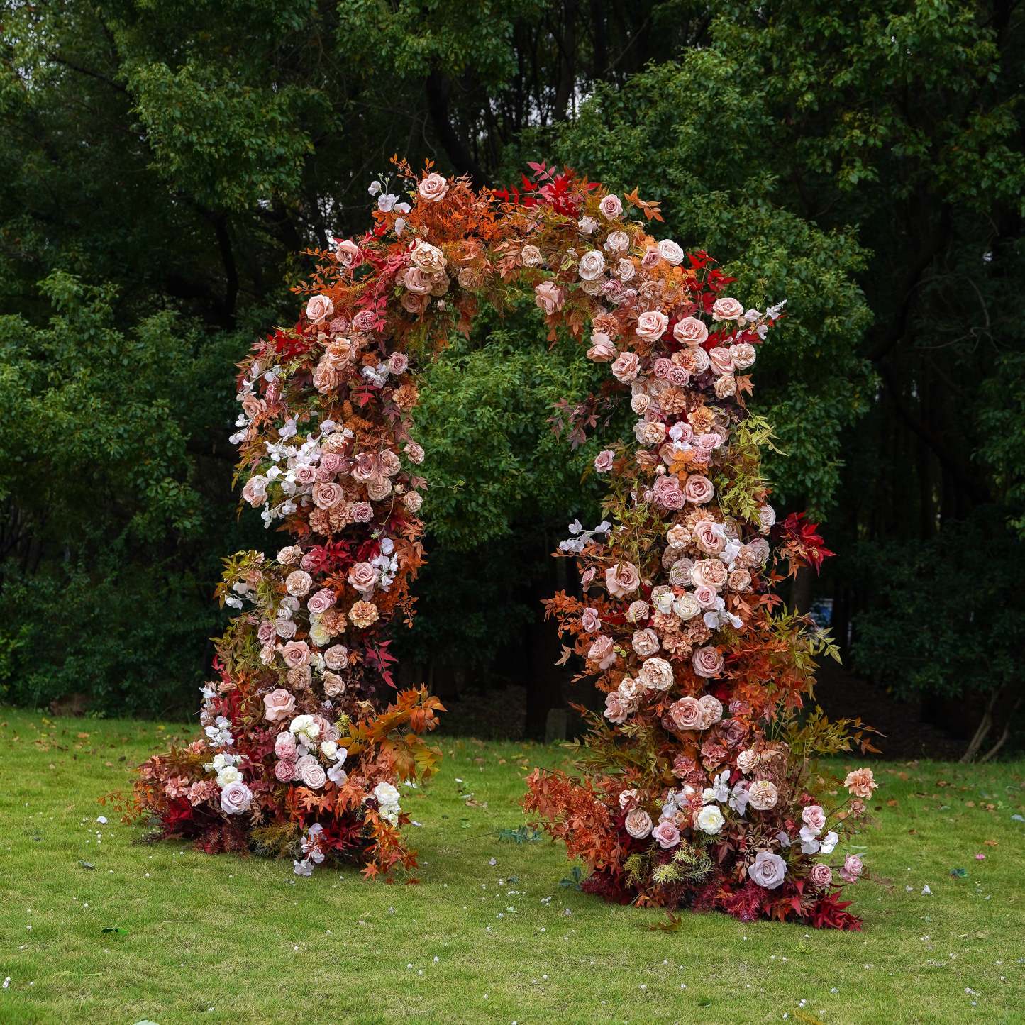 Liam：2025 New Wedding Party Background Floral Arch Decoration