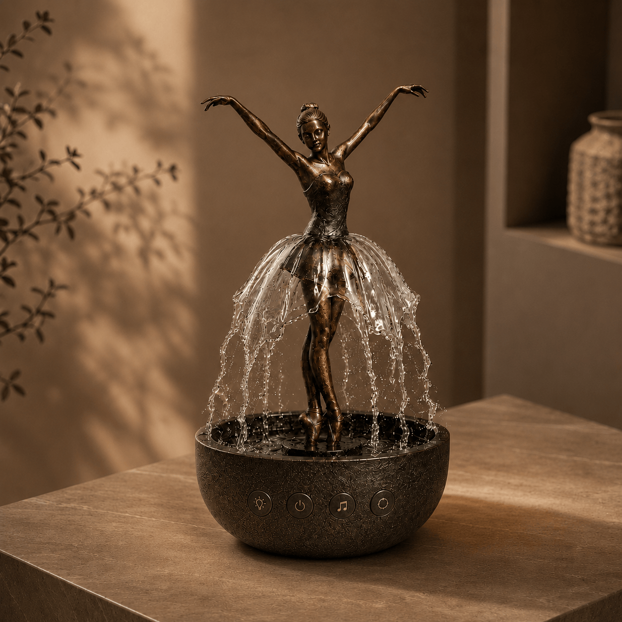 Where Art & Calm Meet – The Ballerina Water Fountain
