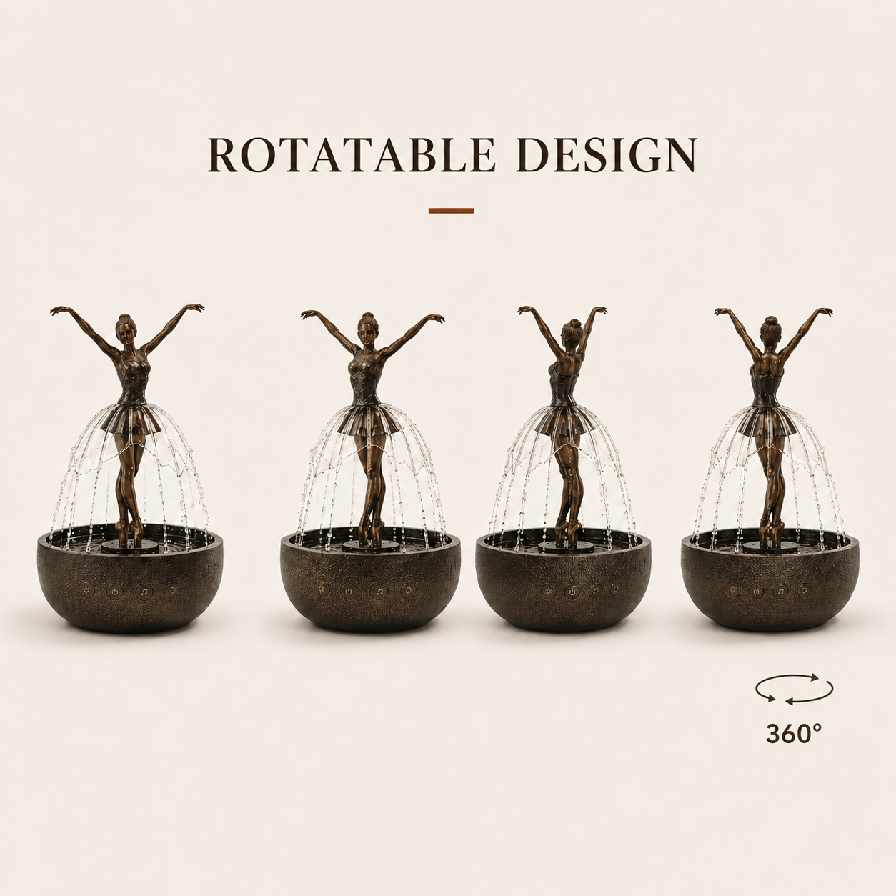 Where Art & Calm Meet – The Ballerina Water Fountain