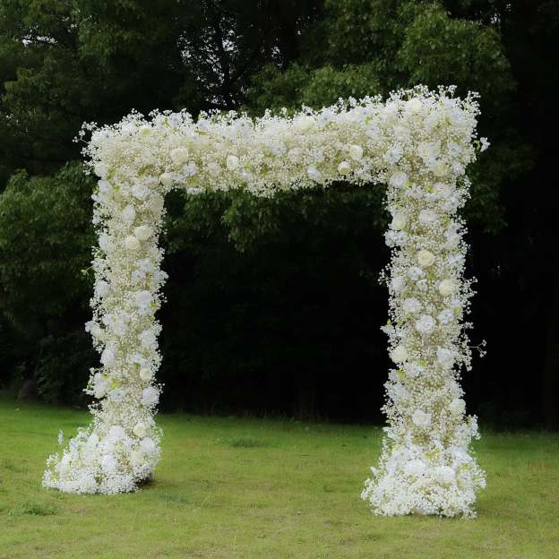 2025 New Wedding Party Background Floral Arch Decoration