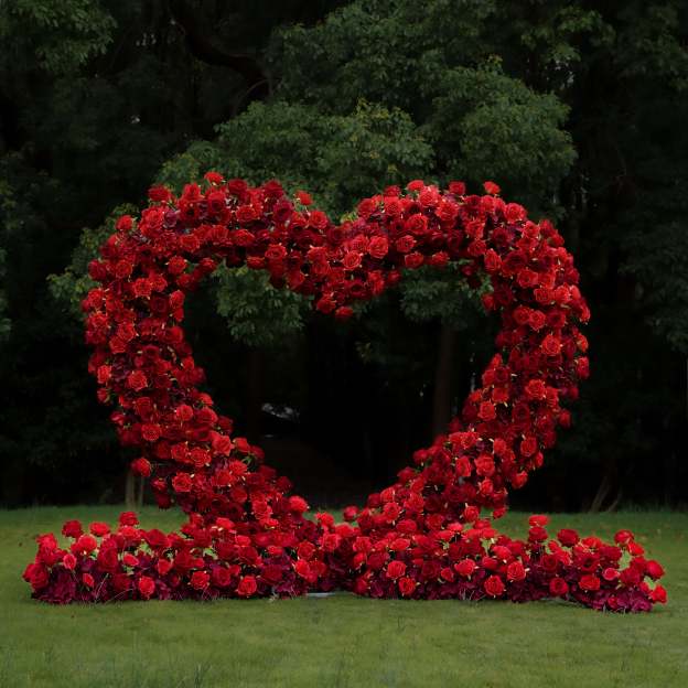 2025 New Wedding Party Background Floral Arch Decoration  -R810