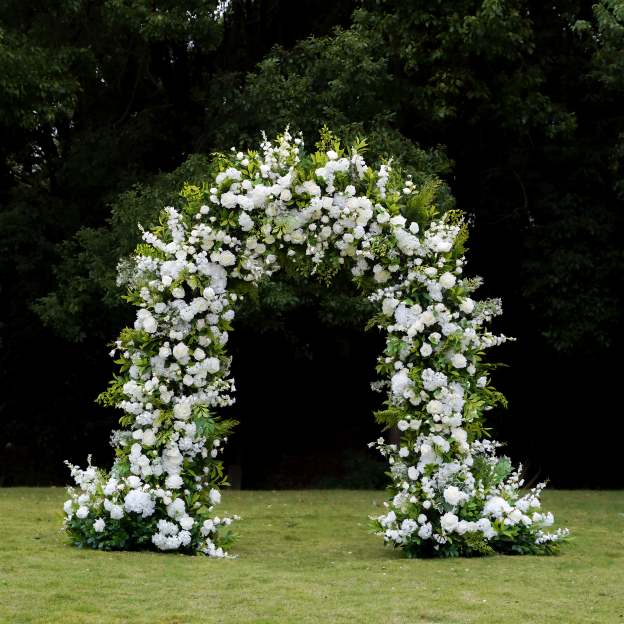 2025 New Wedding Party Background Floral Arch Decoration  -R865