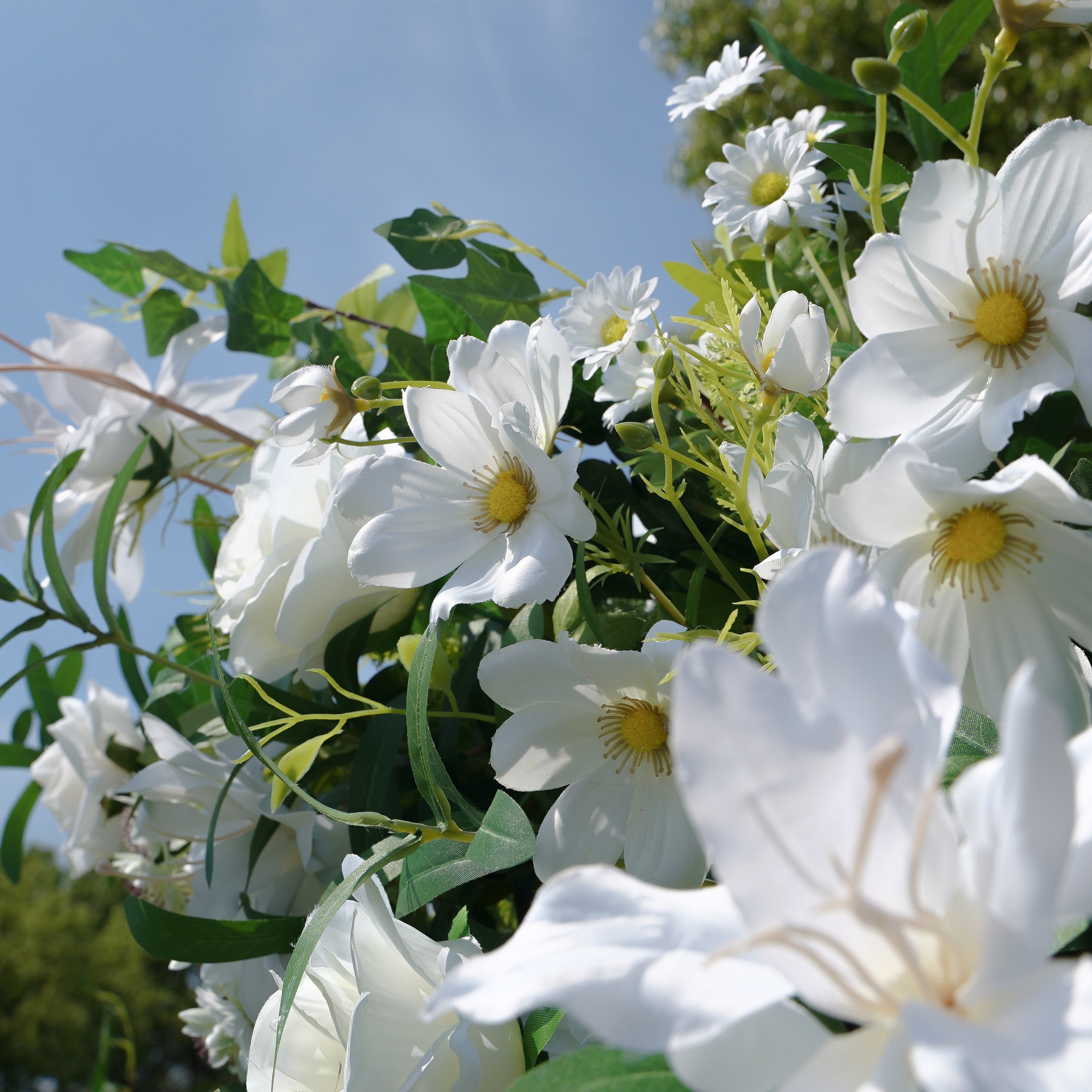 Willow：flower arch:2025 New Wedding Party Background Floral Arch Decoration